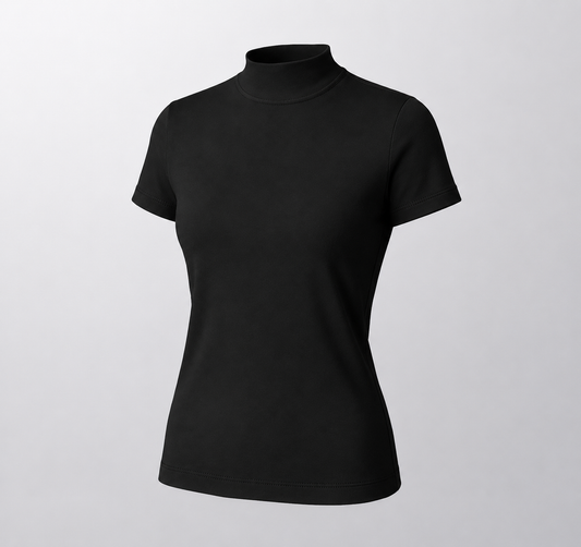 Basic Short Sleeve - Half Neck