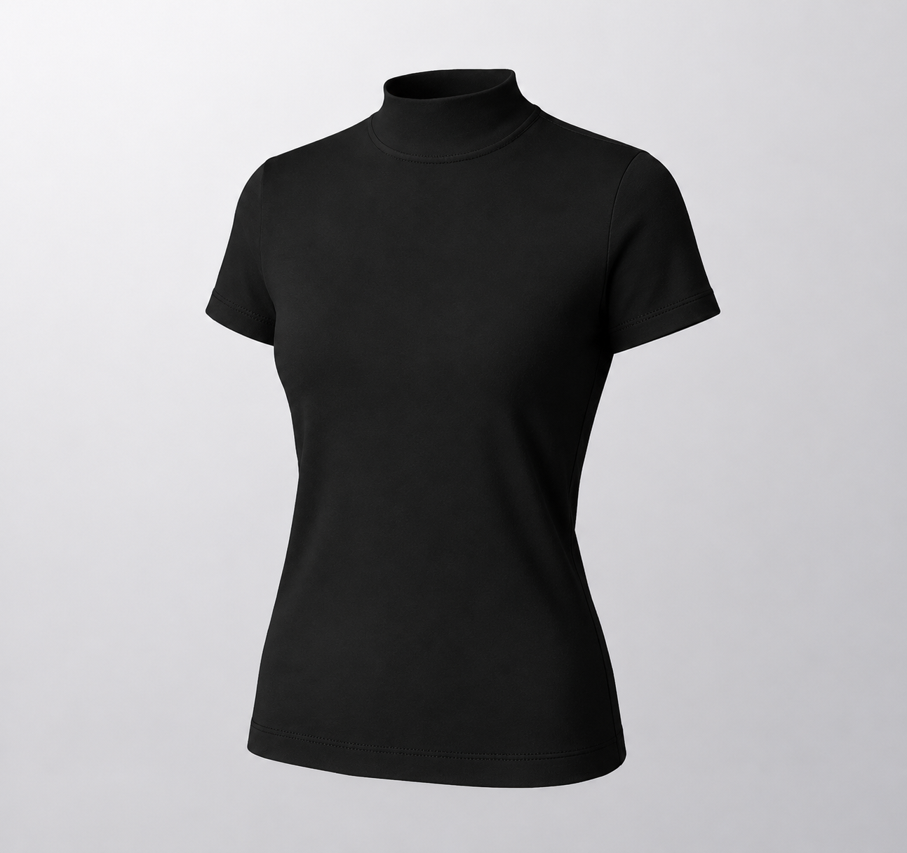 Basic Short Sleeve - Half Neck