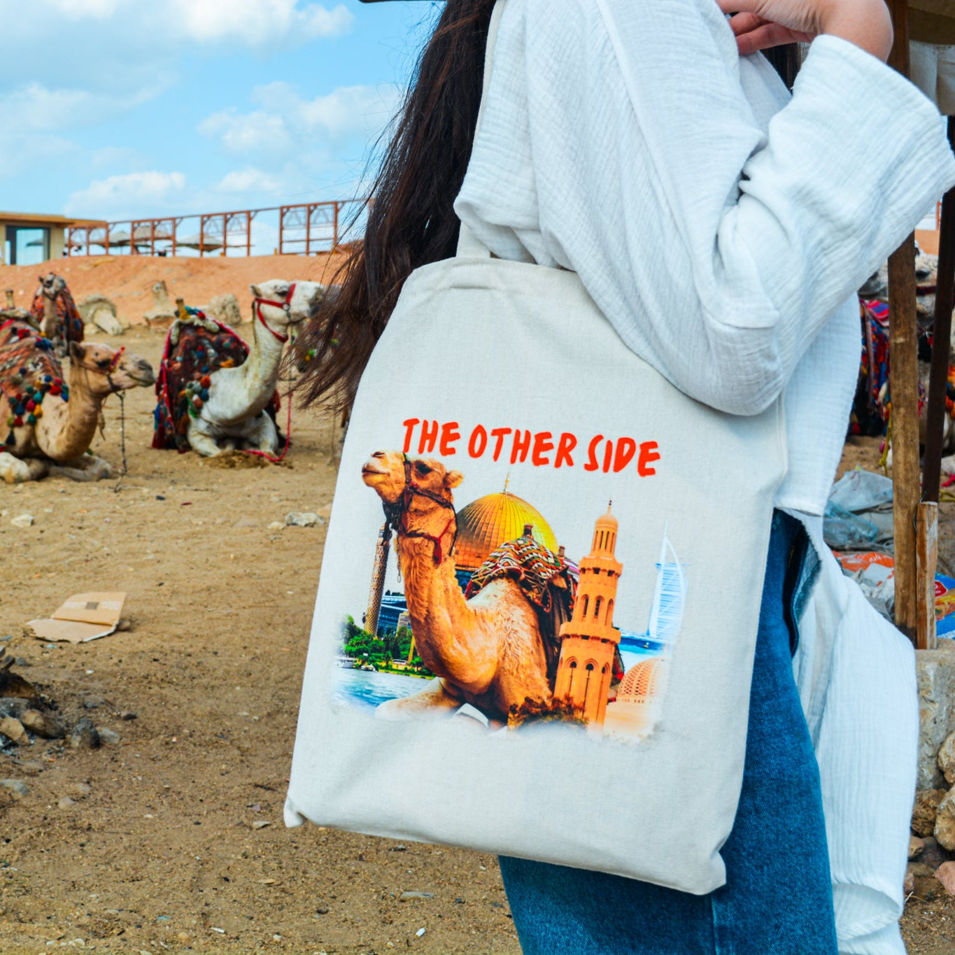 One & The Other side Tote Bag