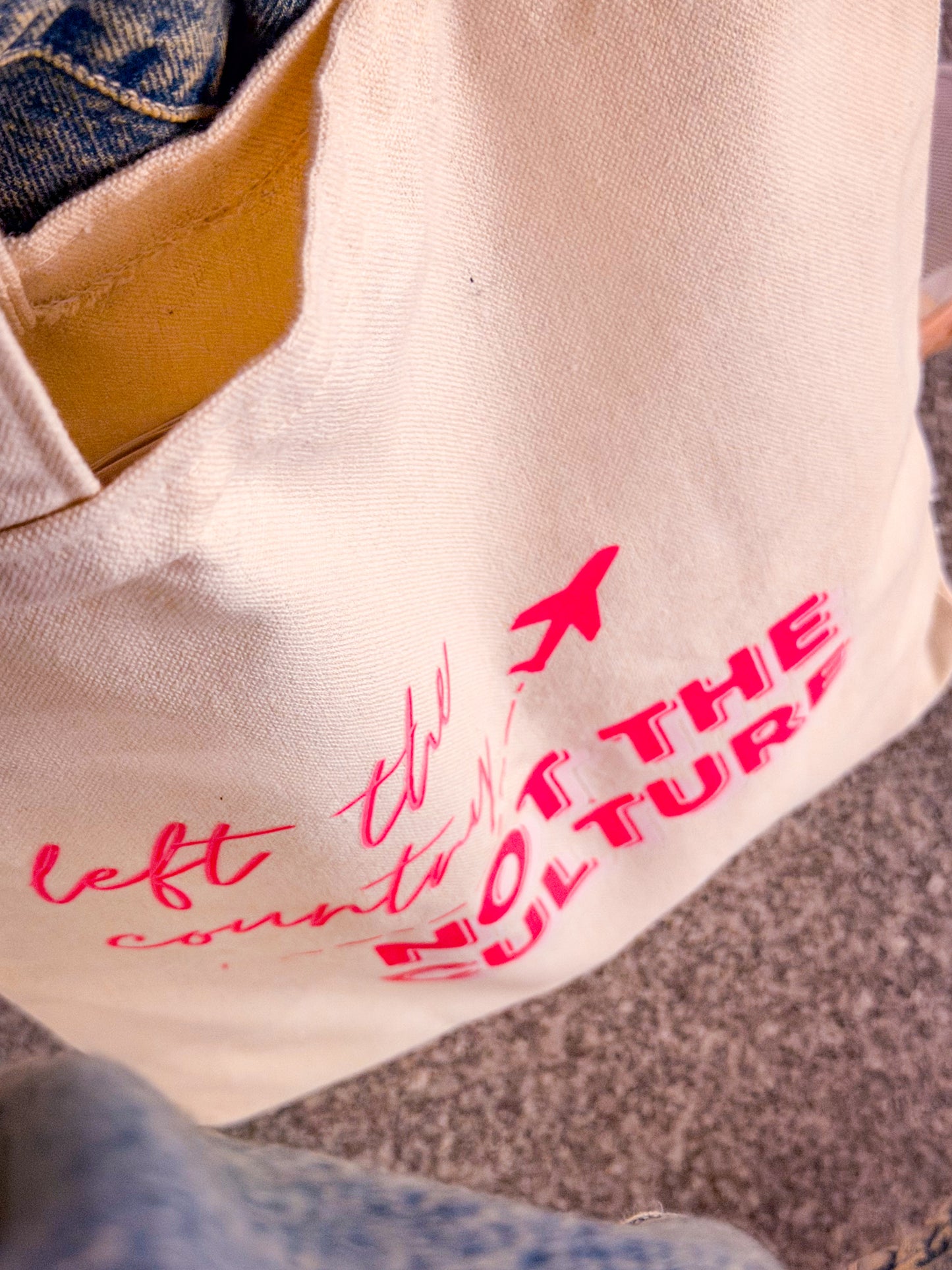 Left the Country Tote Bag