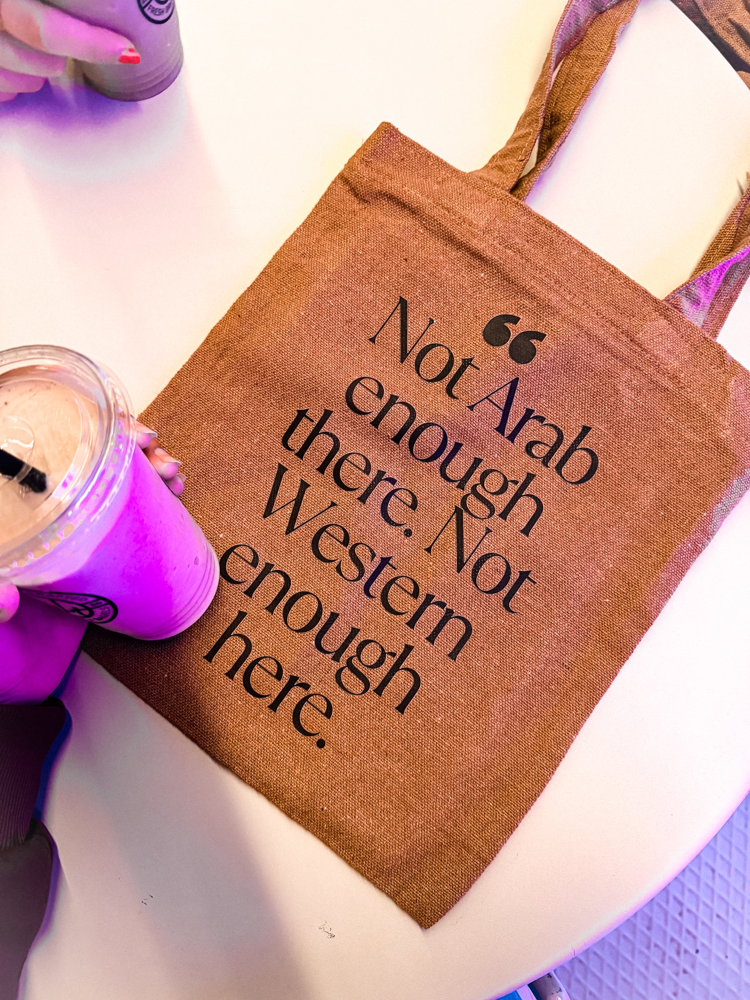 Not Arab Enough Tote Bag