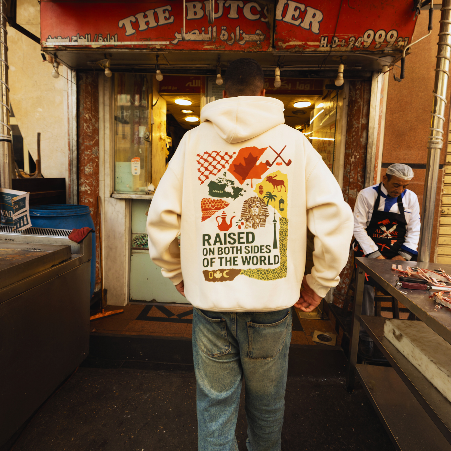 Raised On Both Sides Hoodie